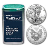 American Silver Eagles (Random Year, 20-Coin MintDirect Tube)